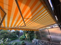 Markise 5x3 Meter gelb/orange und weiß Bayern - Röthenbach Vorschau
