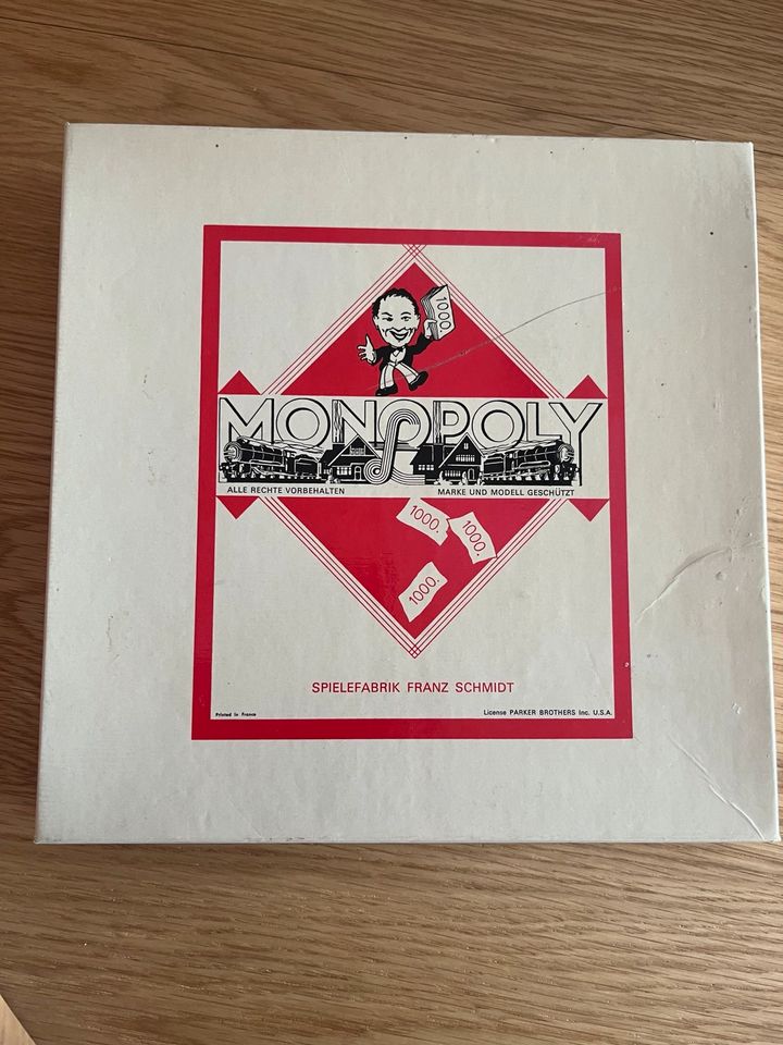 Monopoly DM alt Vintage Retro Parker spiel Brettspiel in Dentlein am Forst