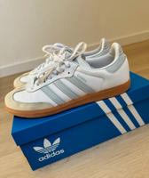 Adidas Samba OG, weiß, hellblau 38 Hessen - Kirchhain Vorschau