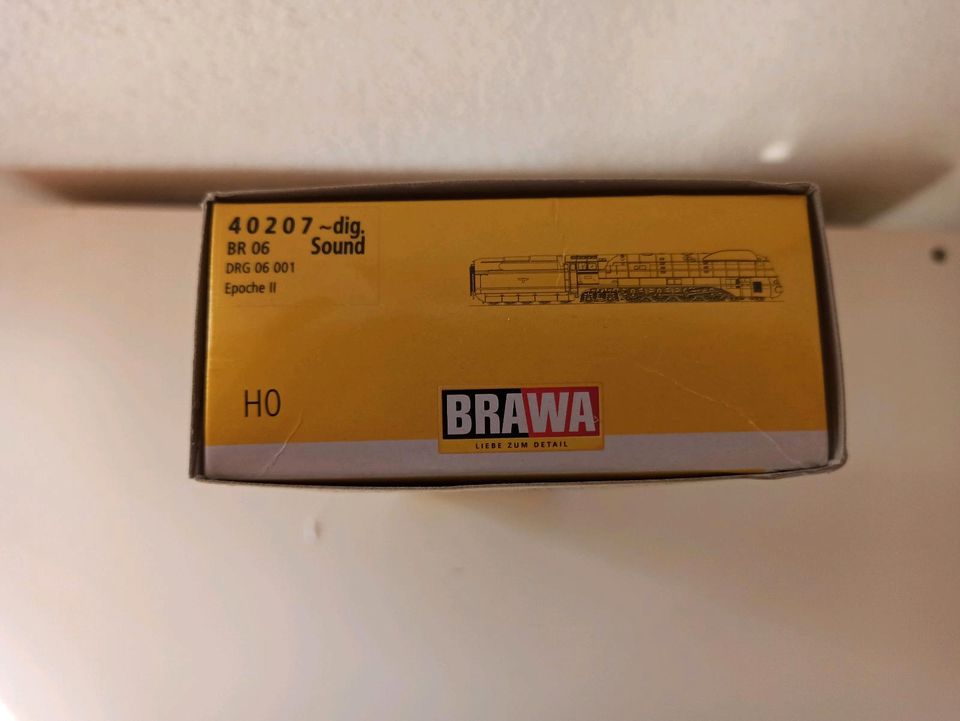 Brawa 40207 DR BR 06 Stromlinienlok Dampflok digital Wechselstrom in Sontheim