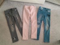 Set Jeggings Mädchen 122 rosa grau blau Brandenburg - Walsleben Vorschau