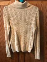 Rollkragen Strickpullover H&M, Zopfmuster,Strick Pullover Pulli Frankfurt am Main - Sachsenhausen Vorschau