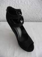 Schuhe Sandaletten Plateau High Heels Gr. 38 schwarz Baden-Württemberg - Sindelfingen Vorschau