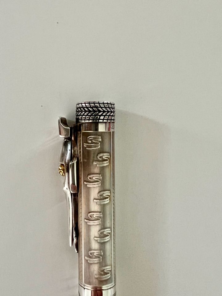 Montegrappa Füllfederhalter, Tribute to A. Senna, Silber, neu in Kiedrich