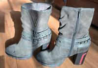 Mustang Stiefel Stiefellette 41 8cm Absatz High Heel Sachsen-Anhalt - Sülzetal Vorschau
