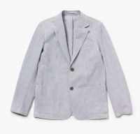 Lacoste Seersucker Sommer Sakko Blazer Jacket Designer 48 M Slim Sachsen-Anhalt - Lieskau Vorschau