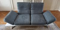 Ambiente Nurano Sofa in Blau Echtleder (Koinor) Nordrhein-Westfalen - Paderborn Vorschau