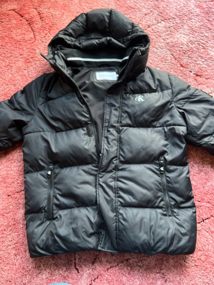 CALVIN KLEIN Winter Daunen Puffer Jacke Gr M schwarz Top! in Seebad Bansin