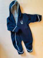 Baby Fleeceoverall Gr.56 dunkelblau warm Baden-Württemberg - Leonberg Vorschau