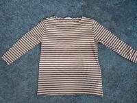 Hugo Boss T-Shirt braun/beige gestreift,  Gr. XL Obervieland - Habenhausen Vorschau