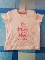 T-Shirt rosa Glitzerschriftzug Gr. 62 Neu Niedersachsen - Bockhorn Vorschau