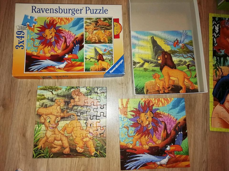 Ravensburger puzzle, PJ Masks, Minions, Cars, König Löwen, Disney in Ehingen (Donau)