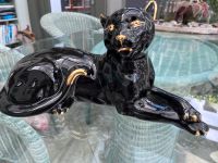 dekorative Katze, Raubkatze, in schwarz- Gold Nordrhein-Westfalen - Rommerskirchen Vorschau