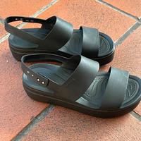 Crocs Sandale Brooklyn Low Wedge, schwarz, Gr. 41/42 Bonn - Geislar Vorschau