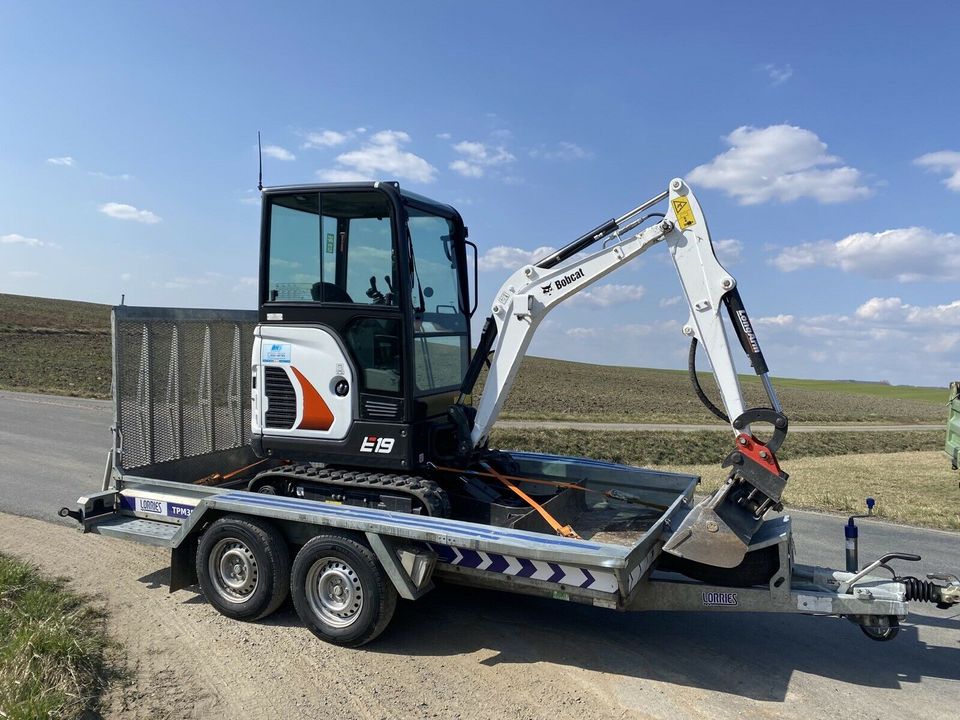 Minibagger mieten 1,9 Tonnen in Coburg