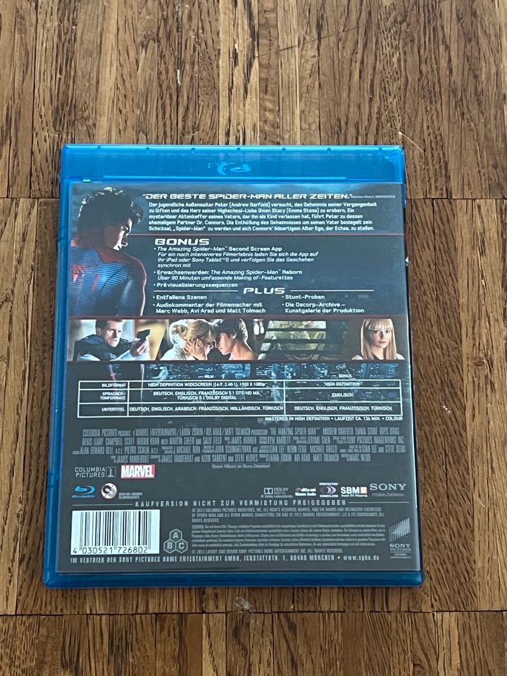 Film Blu Ray The Amazing Spiderman 2 Disc Ausgabe in Eitorf