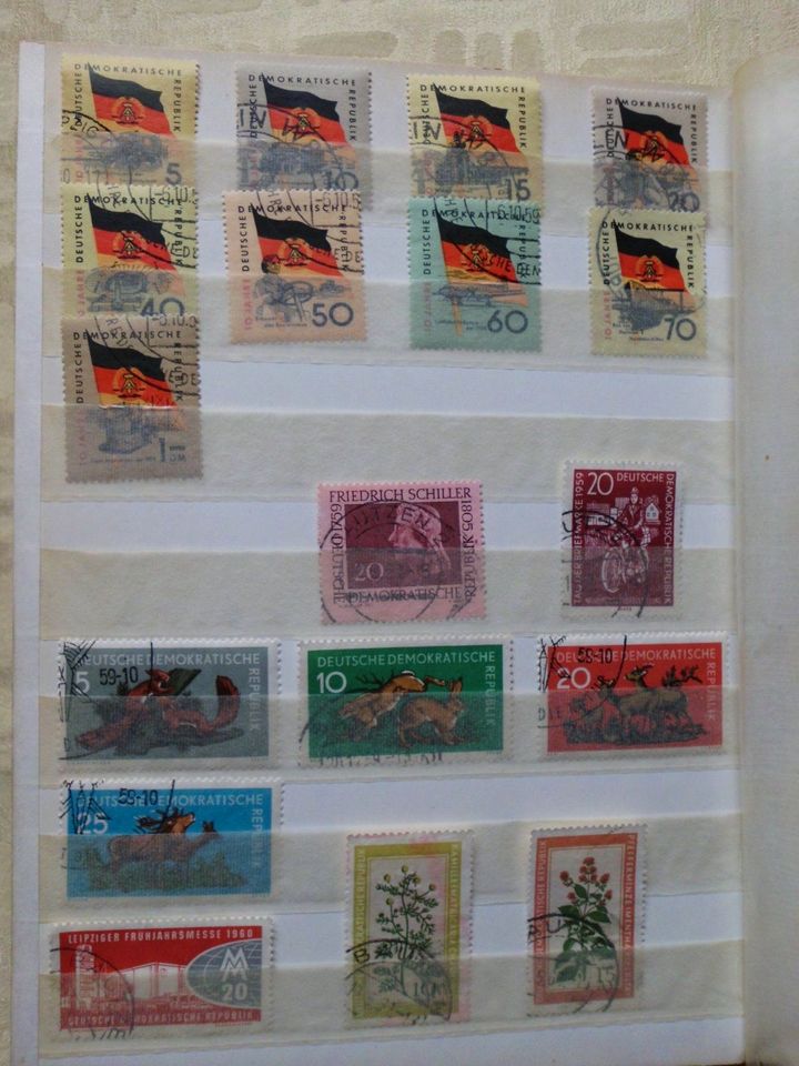 Briefmarkensammlung BRD DDR Europa Amerika Afrika Asien in Reken