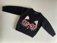92 98 Pullover Katze schwarz Pulli Nordrhein-Westfalen - Kirchlengern Vorschau