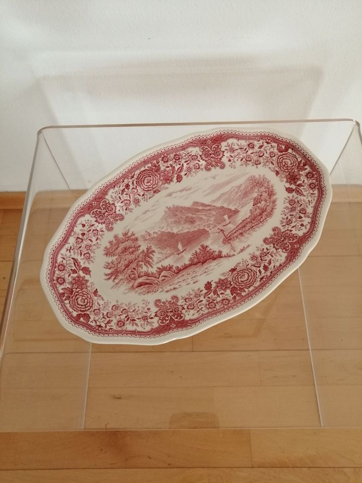 Villeroy & Boch Burgenland rot Fleischplatte oval (LxB) 30x20cm in München