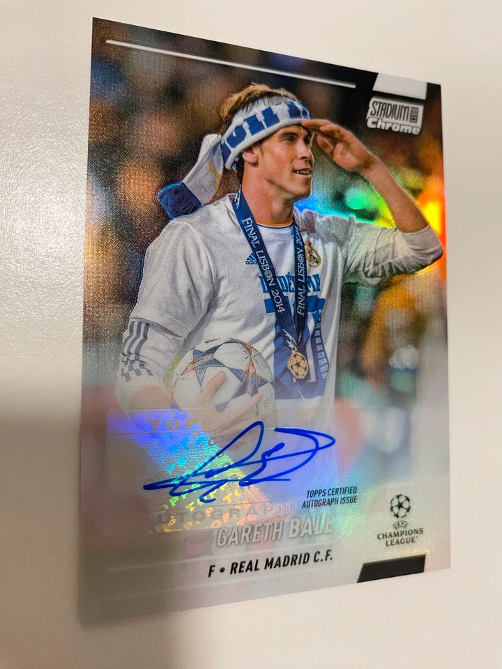 Gareth Bale AUTO | Topps CL Chrome Card | Real Madrid Fussball in Braunschweig