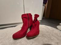 Stiefeletten rot catwalk gr.38 Nordrhein-Westfalen - Recklinghausen Vorschau