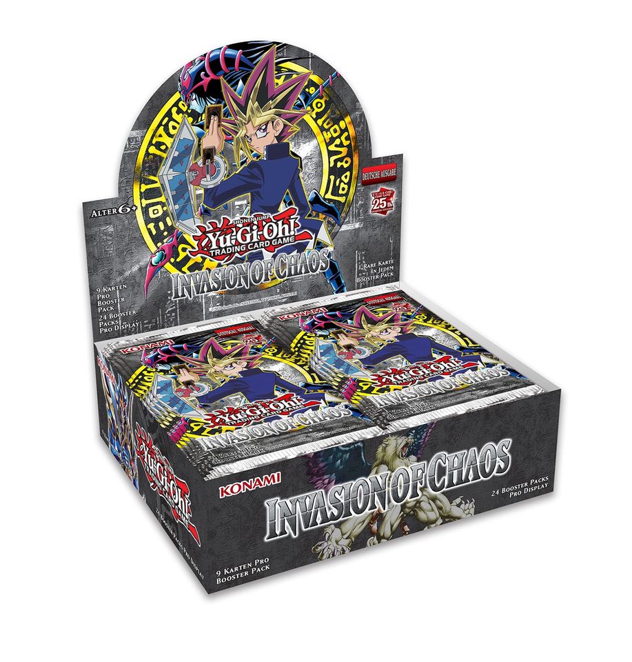 Yugioh Invasion of Chaos Display 25th Anniversary IoC in Bergheim