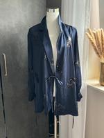 Zara Kimono Blazer in dunkelblau mit Pailletten Bremen - Oberneuland Vorschau