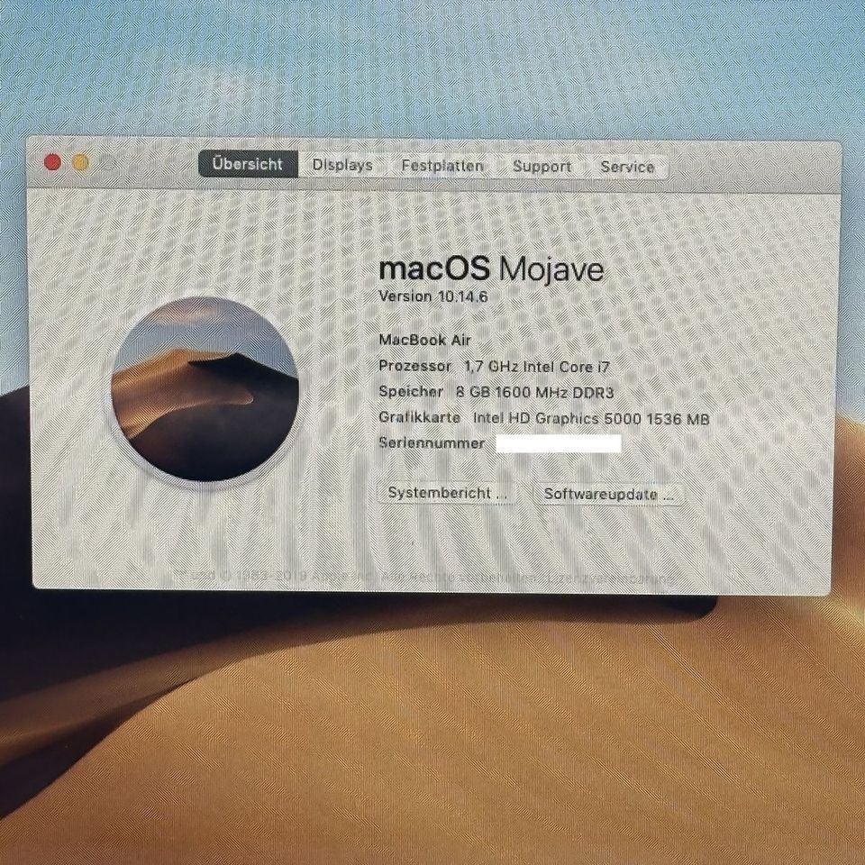 ❌⭐️ MacBook Air 13'' 2015 A1466 i7 1,7GHz 8GB 256GB ⭐️❌ M88 in Berlin