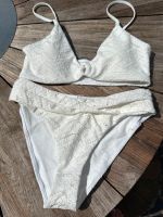 Bikini weiß Creme Größe M/L Häkeloptik Marke Berlook aus USA Hessen - Taunusstein Vorschau