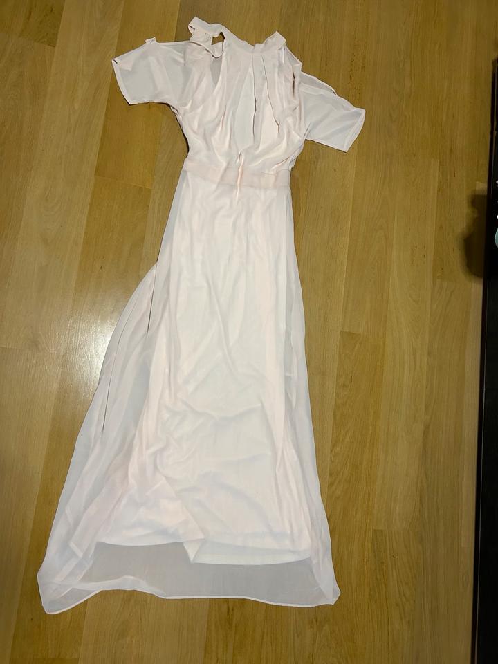 Kleid Creme gr. 40 L Schleppe Tüll Lang Hochzeit Standesamt in Düsseldorf