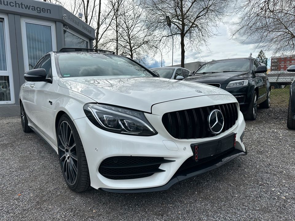 Mercedes C43AMG STERNEHIMMEL/360/Voll in Moosburg a.d. Isar