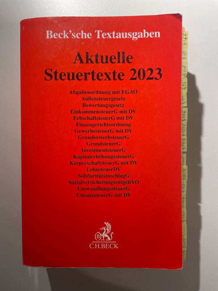 Aktuelle Steuertexte 2023 in Bamberg