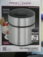 Eiscreme Maker Profi Cook PC-ICM 1140 NEU Eismaschine Aubing-Lochhausen-Langwied - Aubing Vorschau