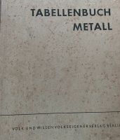 Tabellenbuch Metall Sachsen-Anhalt - Landsberg (Saalekreis) Vorschau