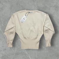Creme Taillierter Strickpullover Damen | Größe XS Frankfurt am Main - Oberrad Vorschau