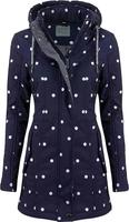 Warme Markenjacke Dunkelblau mit weißen Punkten Gr.L(XL) Thüringen - Saalfeld (Saale) Vorschau