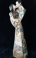 Figur Statue Skulptur Gustav Klimt "Artis Orbis" Der Kuss 36 cm Bayern - Regenstauf Vorschau