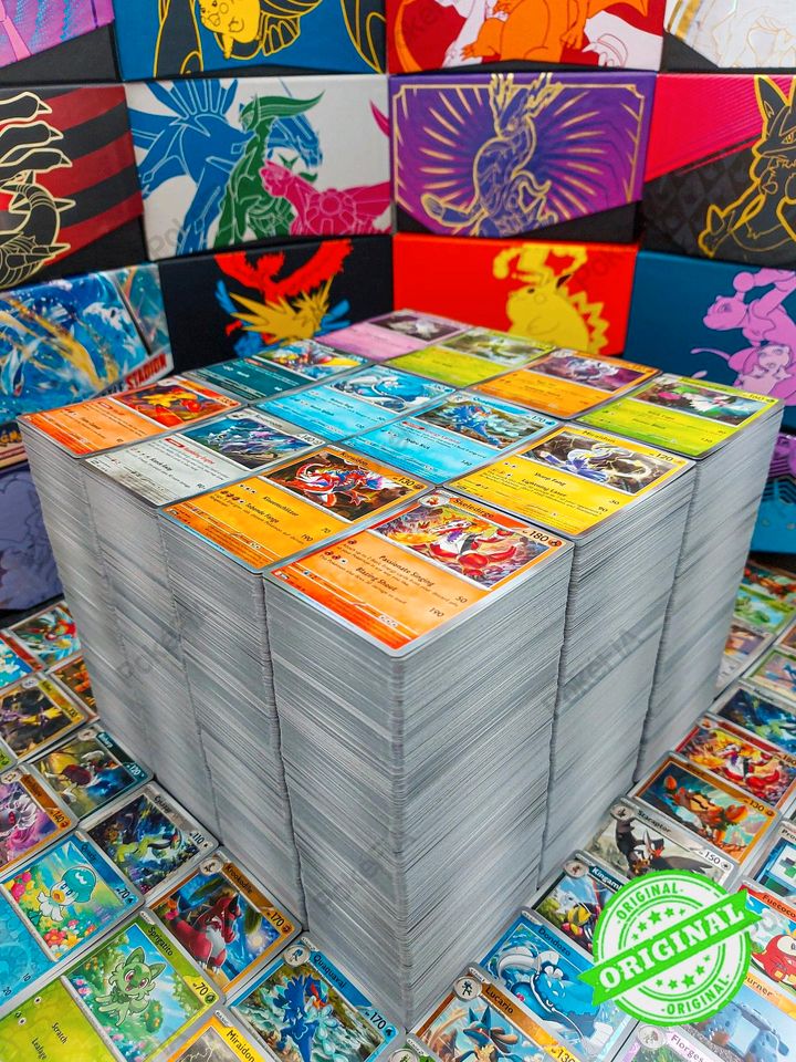 ➡️300 Originale! + ULTRA & 25 Legendäre, Holos/Rares + Pikachu Evoli TIN-BOX Bundle✅️ 100% Original XXL Sammlung | Pokémon-Karten Ab 2 Mewtu Mew Ab 4 Glurak | Pokemon-Karten | Geschenk Sammel-Karten✅️ in Idar-Oberstein