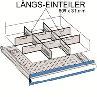 Längs-Einteiler für 609 x 31mm Nordrhein-Westfalen - Verl Vorschau