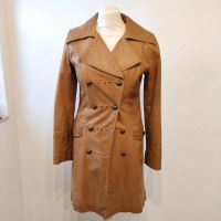 Leder Mantel gr XS 34 Cognac Orsay Trenchcoat Retro 70 er Style Nordrhein-Westfalen - Heinsberg Vorschau