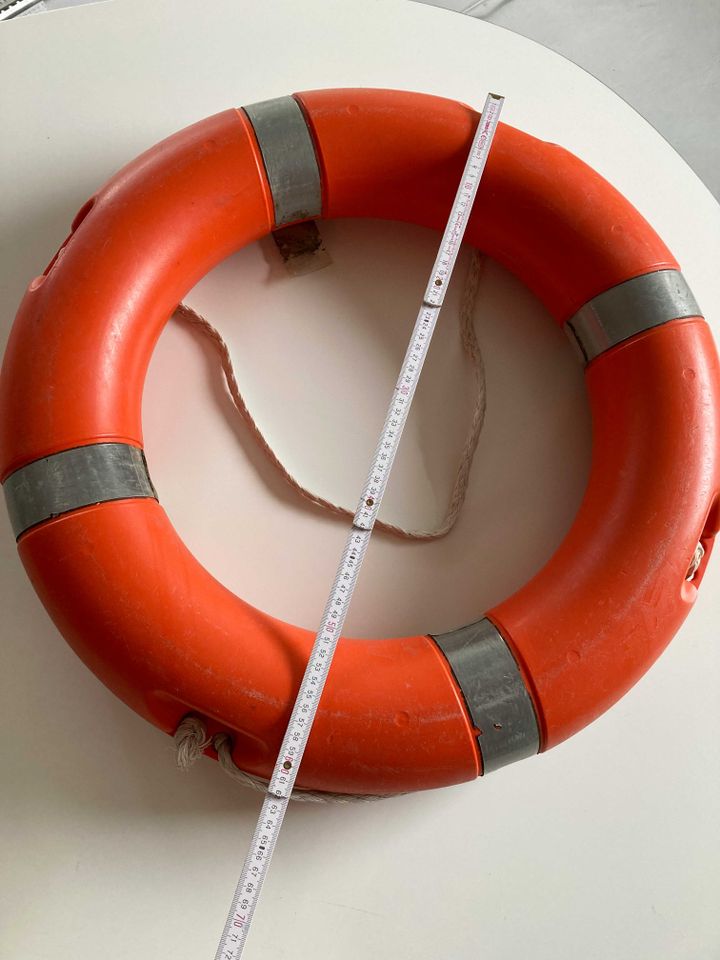 Italienischer Rettungsring orange groß Vintage Schwimmring in Hamburg