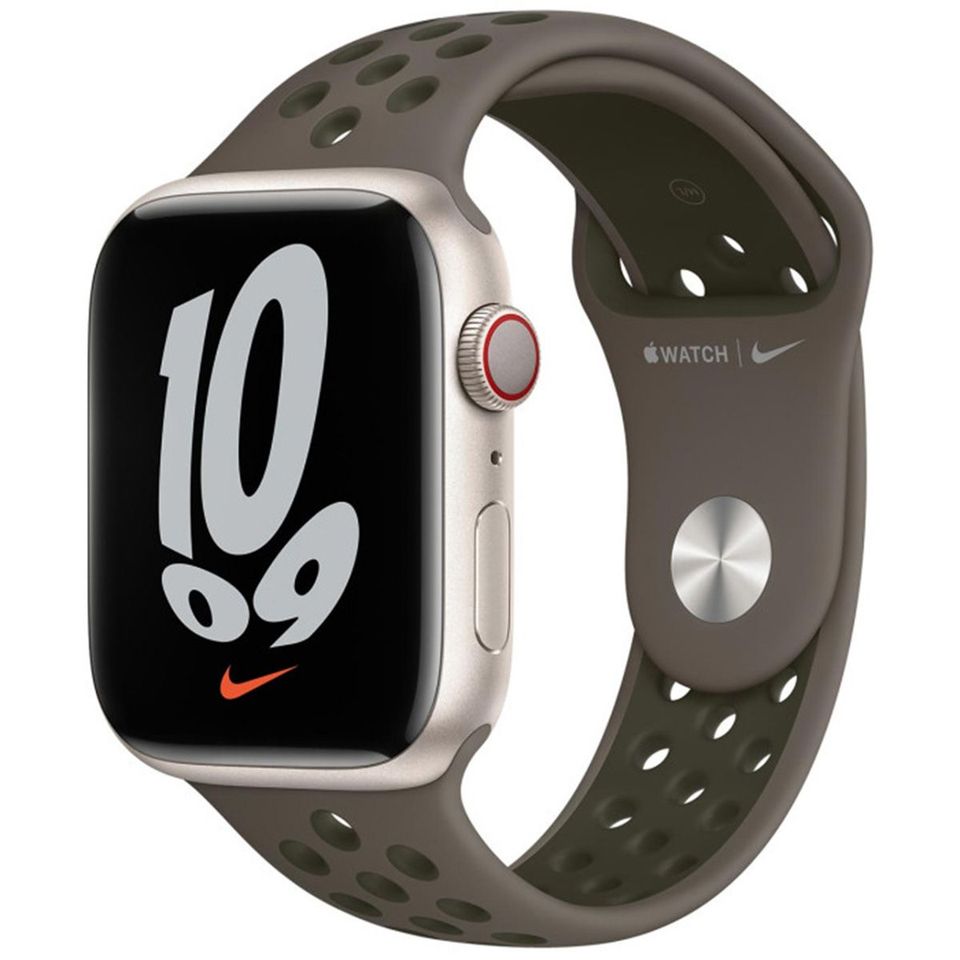 Apple Watch Nike Series 7 45mm Starlight Aluminum GPS + Cellular in Rosenheim