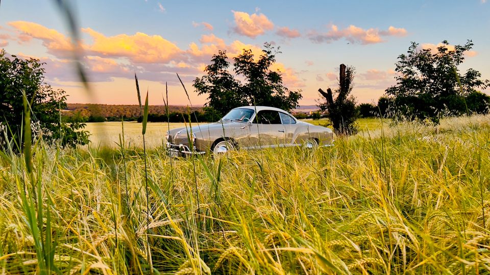 VW Karmann Ghia Coupe Roadster Oldtimer Hochzeitsauto mieten in Am Ettersberg