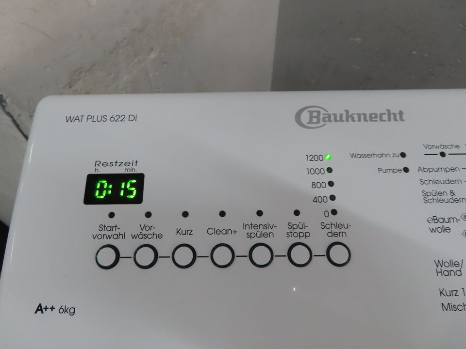 Waschmaschine Bauknecht Toplader 6kg A++ 1200 1 Jahr Garantie in Berlin