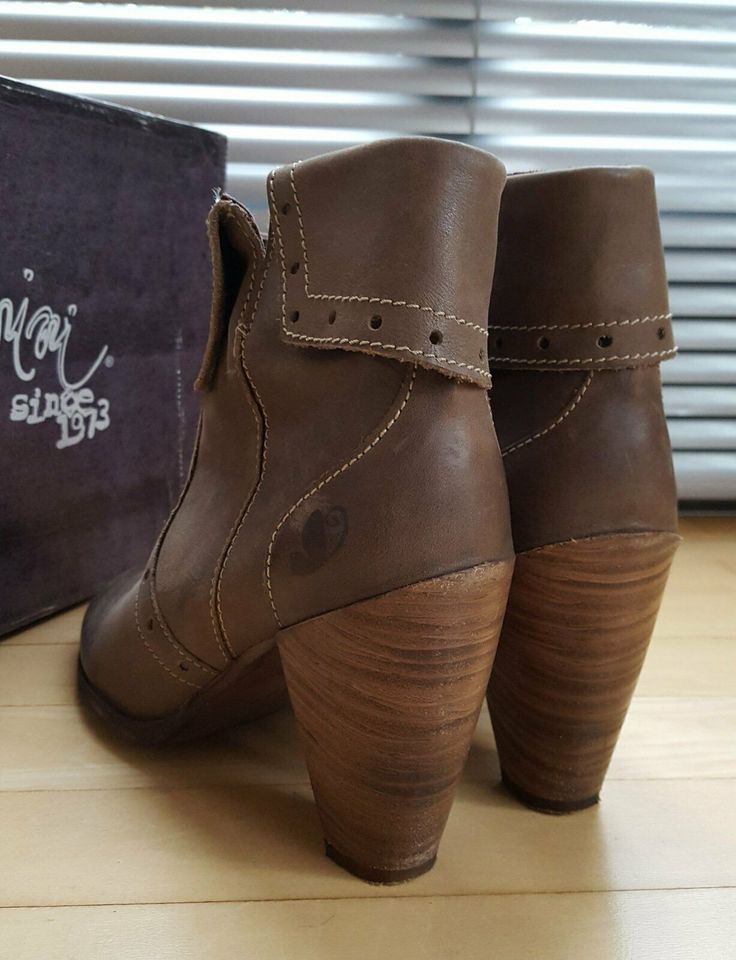 *FELMINI* ital. Echt Leder Stiefelette Taupe 39 NP139€ TOP! in Ingolstadt