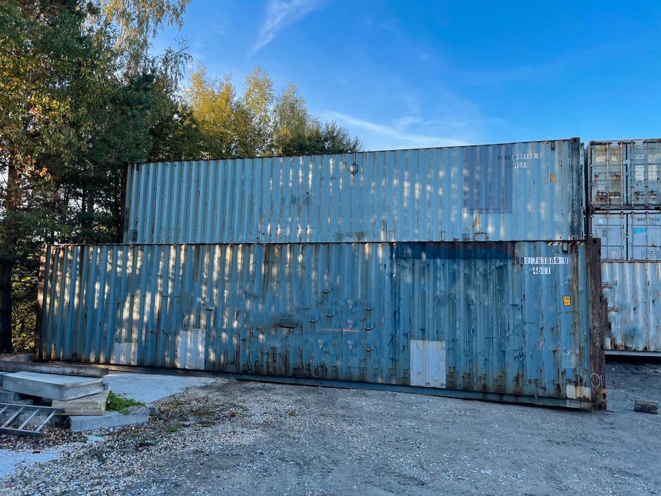 40ft High Cube Schiffscontainer Lagerraum Reifencontainer mieten in Frankfurt am Main