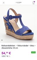 Suche Café Noir Sandalen, Sandaletten, gelb, Keilabsatz, Wedges Nordrhein-Westfalen - Kamp-Lintfort Vorschau