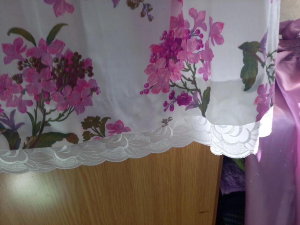 Dirndl Kleid rosa Blumen rosa Schürze kurzer Arm in Schwarzenbach a d Saale
