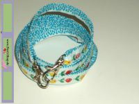 Wickelarmband, Retro Style, Handmade, Karabiner Bayern - Traunstein Vorschau