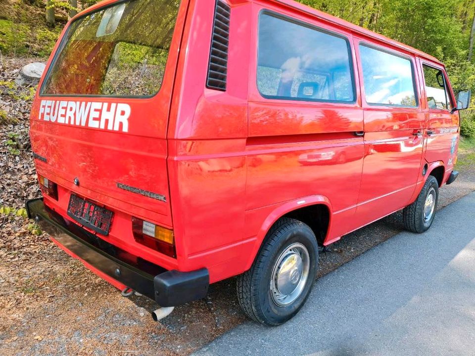 VW T3 Feuerwehr Top Zustand. Sammler Oldtimer 1984 87tkm Tausch in Bad Soden-Salmünster